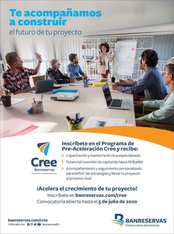 Cree Banreservas inicia convocatoria de capacitación para emprendedores