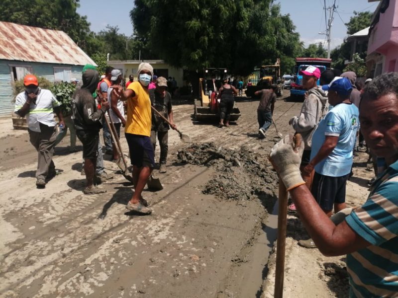 MOPC interviene a Uvilla para evitar futuras inundaciones
