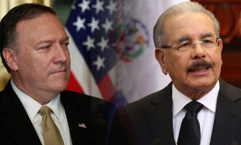 Danilo se reúne este sábado con Mike Pompeo, el hombre de la llamada que “atajó su reelección”