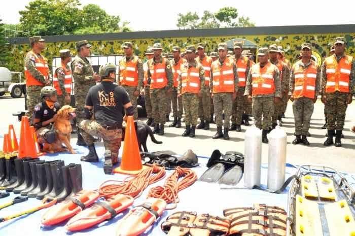 FFAA disponen apoyo al COE y Defensa Civil ante paso tormenta Laura por RD