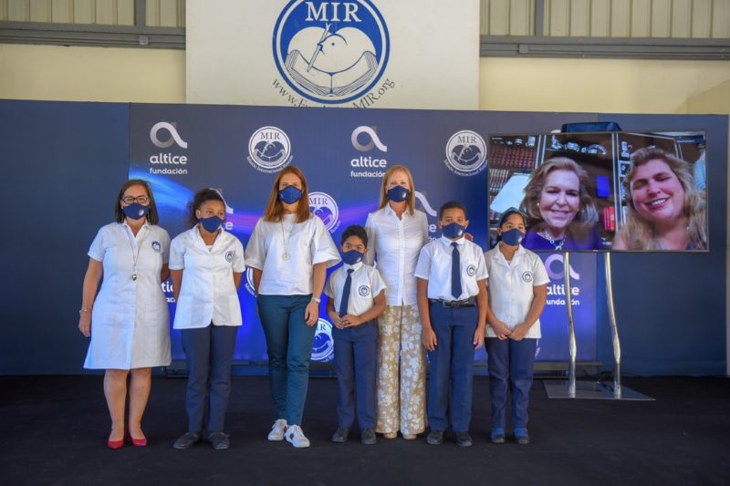 Fundación Altice beneficiará a más de 1,800 estudiantes de las escuelas de Fundación MIR con servicio de conectividad