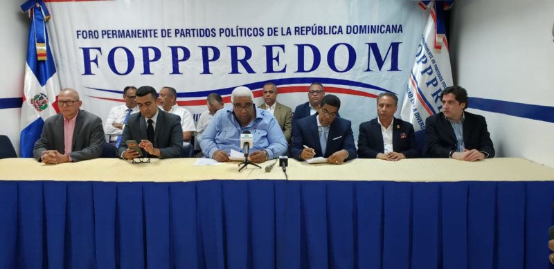 El FOPPPREDOM felicita a la JCE  por decisión sobre personería jurídica de partidos 