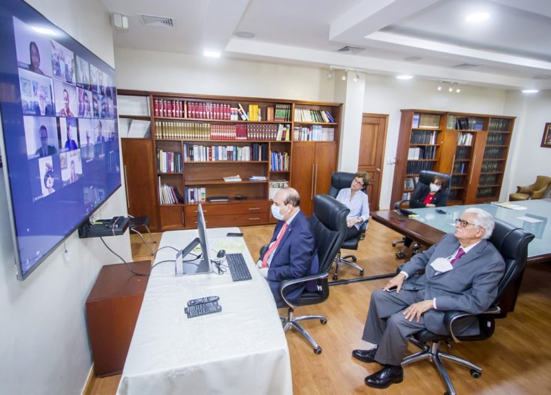 JCE participa en sesión del Proyecto de Cooperación Horizontal de Organización de Elecciones en Contexto de Pandemia de UNIORE