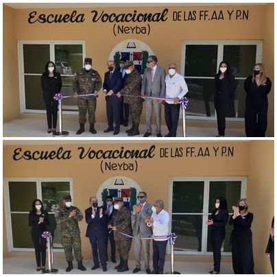 Inauguran Escuela Vocacional de las FFAA y PN en Neyba