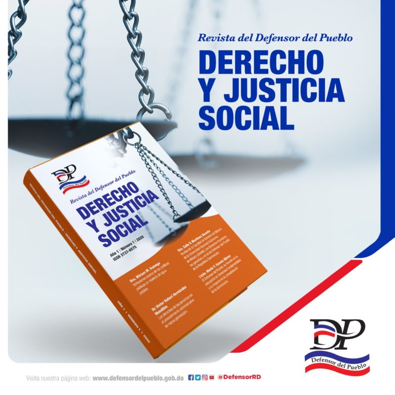 Defensor del Pueblo publica primera edición de revista especializada ”Derecho y Justicia Social”