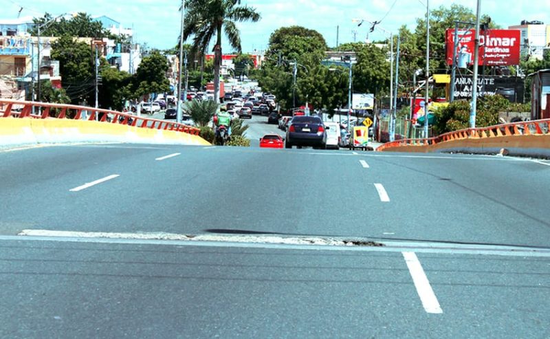 MOPC cerrará carriles Oeste-Este del Expreso V Centenario por continuación de trabajos en juntas