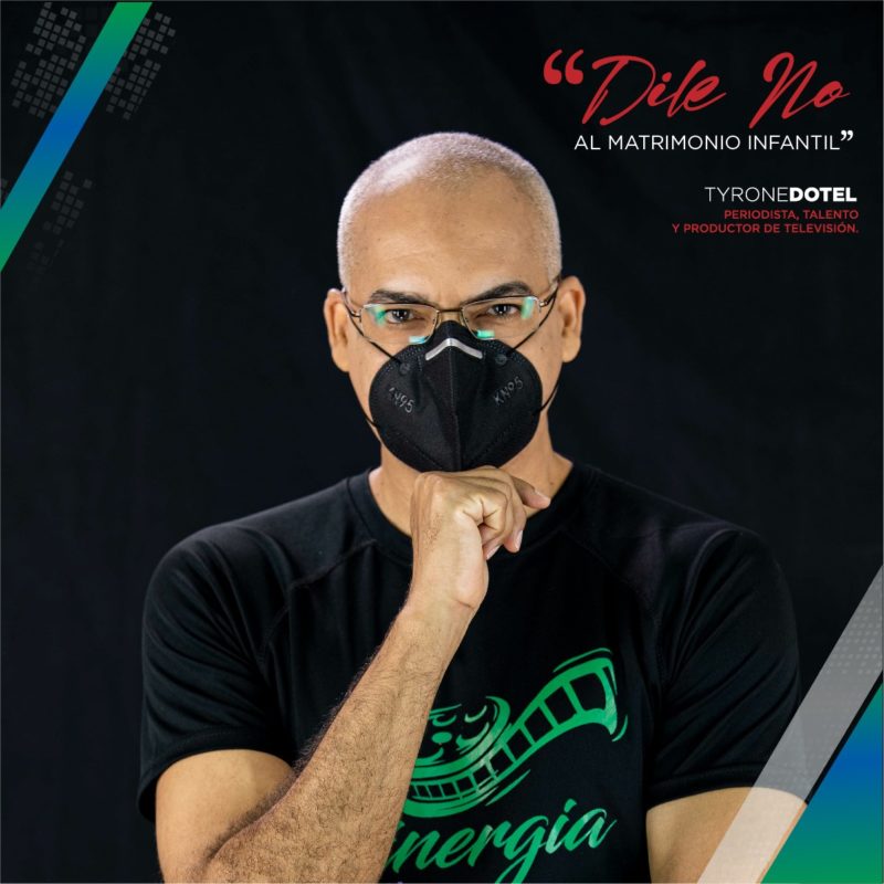 Tyrone Dotel: “El matrimonio infantil es una violación legalizada”.