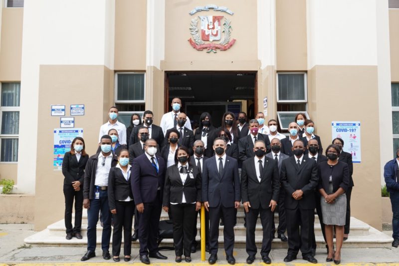 Presidente de la SCJ realiza recorrido por el Departamento Judicial de San Juan de la Maguana 