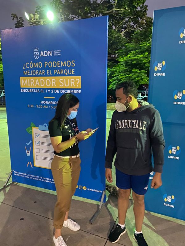 ADN realiza encuesta ciudadana sobre el Parque Mirador Sur