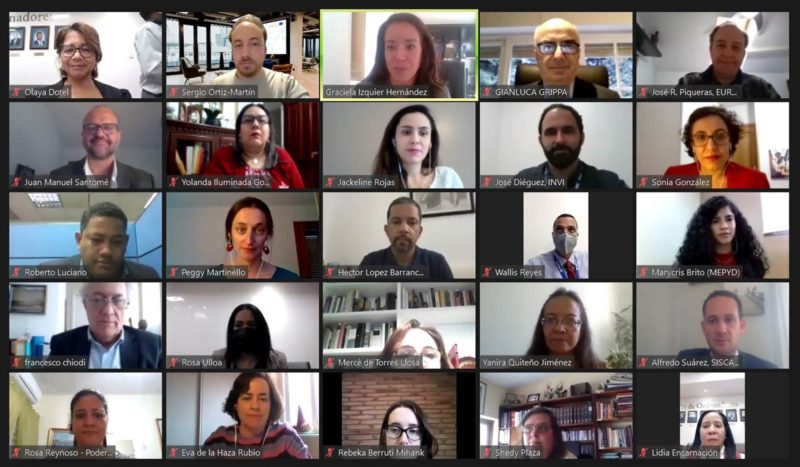 Ministerios de Economía y de la Mujer realizan diálogo con la Unión Europea sobre programa de cohesión social en América Latina 