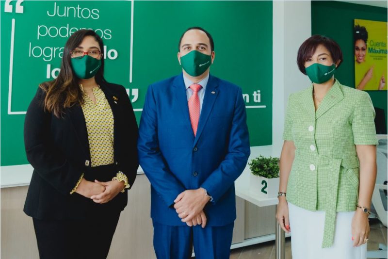 Destacan incremento dinamismo comercial de Santo Domingo Oeste;  Banco Caribe abre sucursal en este municipio