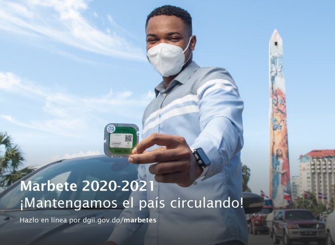 DGII recuerda renovación de marbete por internet es hasta este viernes 15 de enero