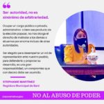Ser autoridad no es sinónimo de arbitrariedad