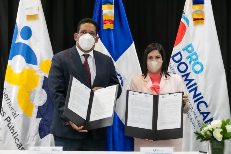 PRODOMINICANA Y Contrataciones Públicas firman acuerdo de cooperación interinstitucional  