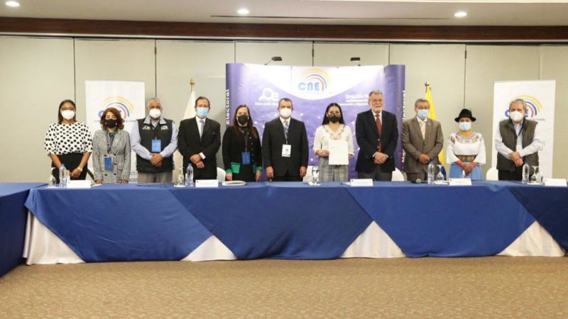 Jefe de Misión de UNIORE presenta informe de observación electoral de Elecciones Generales de Ecuador