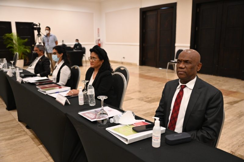 Nuevos jueces del TC reciben taller de inducción