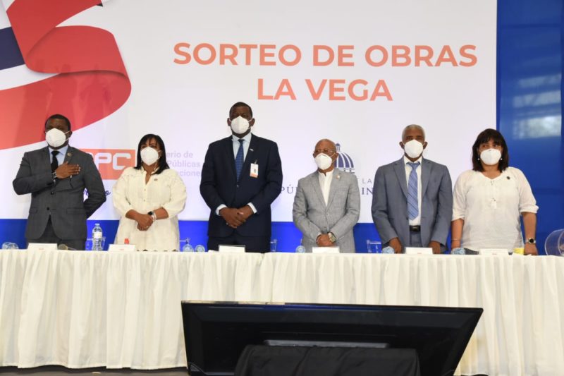 Obras Públicas realiza sorteo para obras en 6 provincias por un monto superior a RD$135 millones
