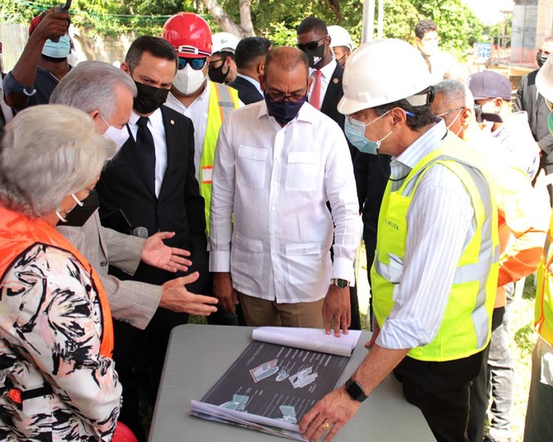MOPC y Poder Judicial supervisan los trabajos de construcción del nuevo Palacio de Justicia de SDE 