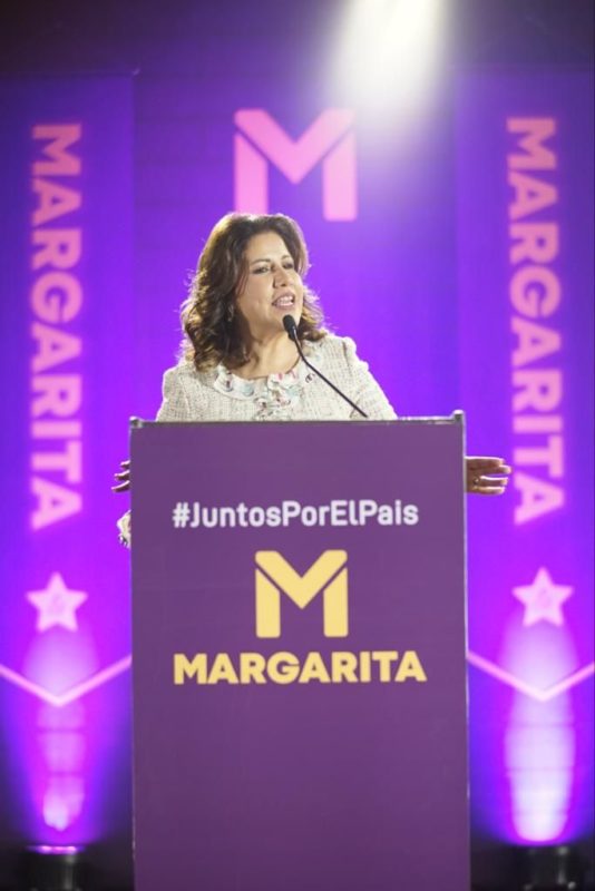 Margarita Cedeño asegura que para próximo año tendrá más de un millón de simpatizantes