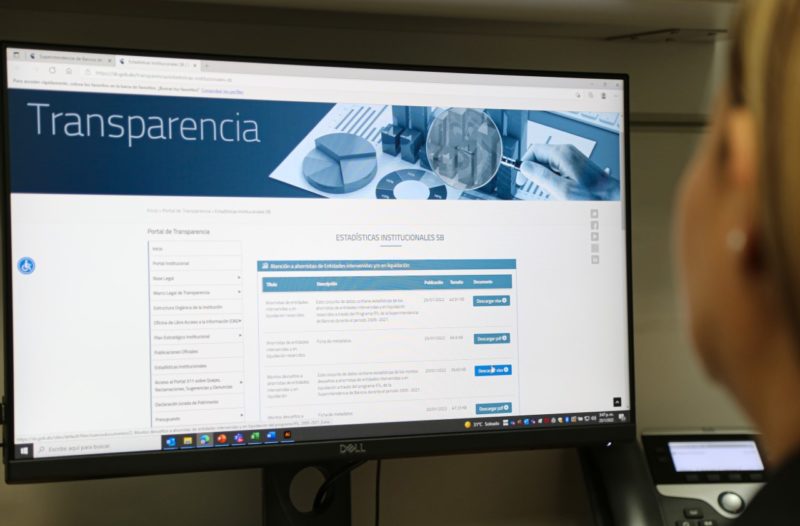 Superintendencia de Bancos presenta sección de estadísticas institucionales en su portal web