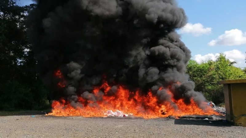 La Procuraduría General quema más de 1,519 kilogramos de drogas