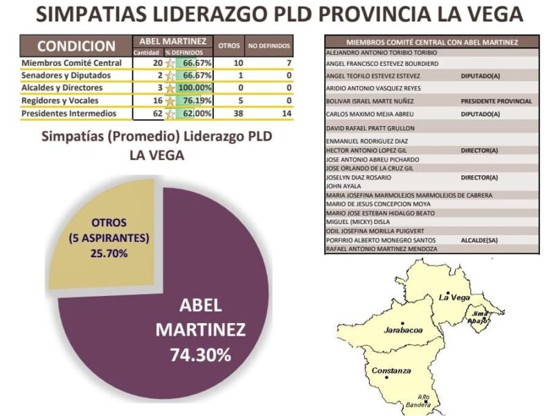 Abel Martínez es el candidato presidencial que quieren las bases del PLD en la boleta presidencial del 2024