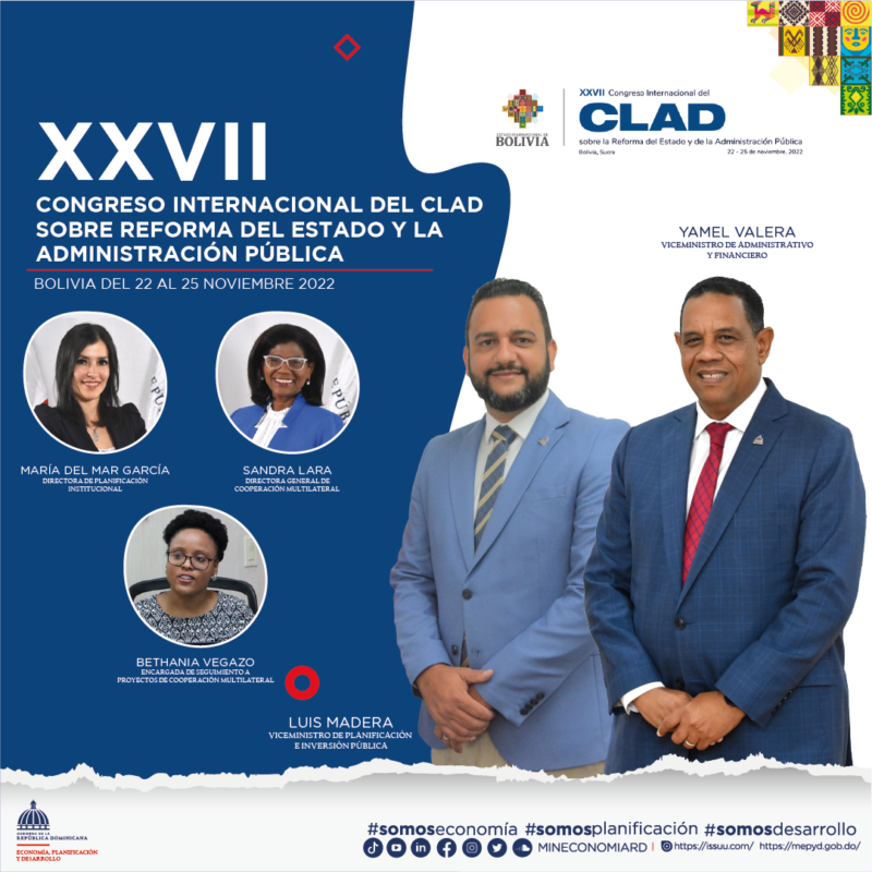 Ministerio de Economía participa en el panel “Modelos de gestión y políticas públicas en el marco de los ODS y la Agenda 2030” en el XXVII Congreso del CLAD