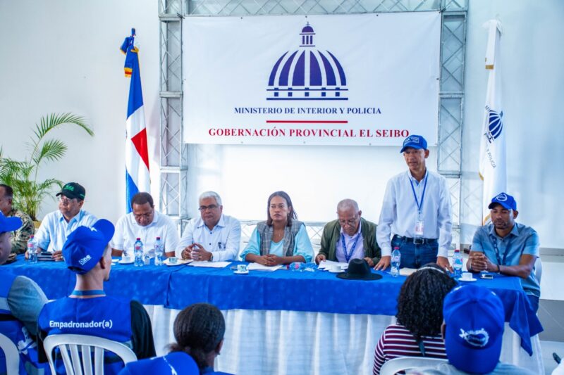 Autoridades dan inicio al X Censo Nacional de Población y Viviendas en El Seibo