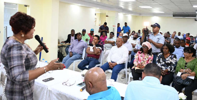 JOSEFA CASTILLO DICE: “EN MONTE PLATA Y EL PAÍS SE GARANTIZA LA REPOSTULACIÓN DE ABINADER CON MÁS DEL 55%”