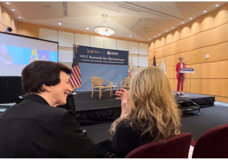 RD participa en Cumbre por la Democracia como colíder de grupo de derecho y justicia