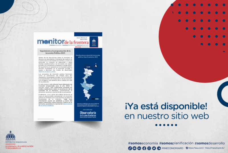 Ministerio de Economía resalta aumento de la inversión pública programada para la zona fronteriza en 2023