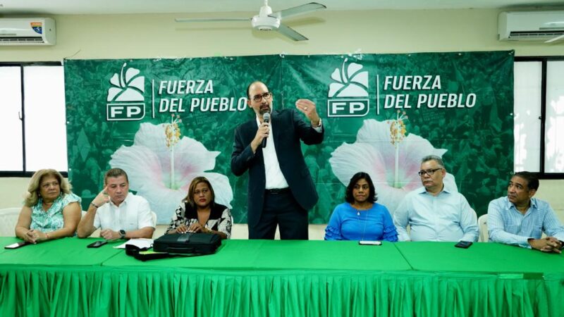 Todo listo para inscripción de precandidaturas en la Fuerza del Pueblo