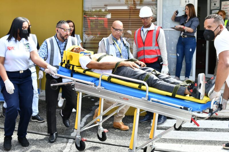 La JCE realiza con éxito el primer simulacro de evacuación en su sede central