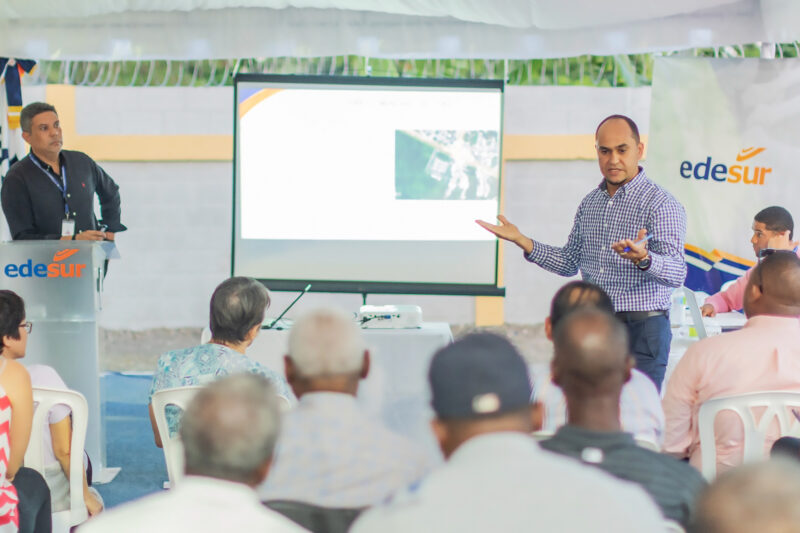 Milton Morrison anuncia Edesur construirá siete subestaciones eléctricas; realizan vistas públicas
