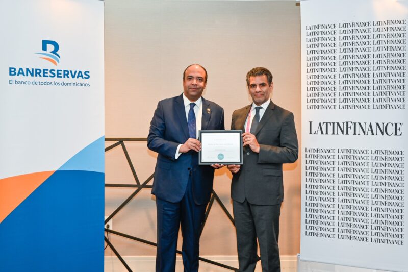 LatinFinance premia a Banreservas como Banco del Año de RD y Banco del Año del Caribe