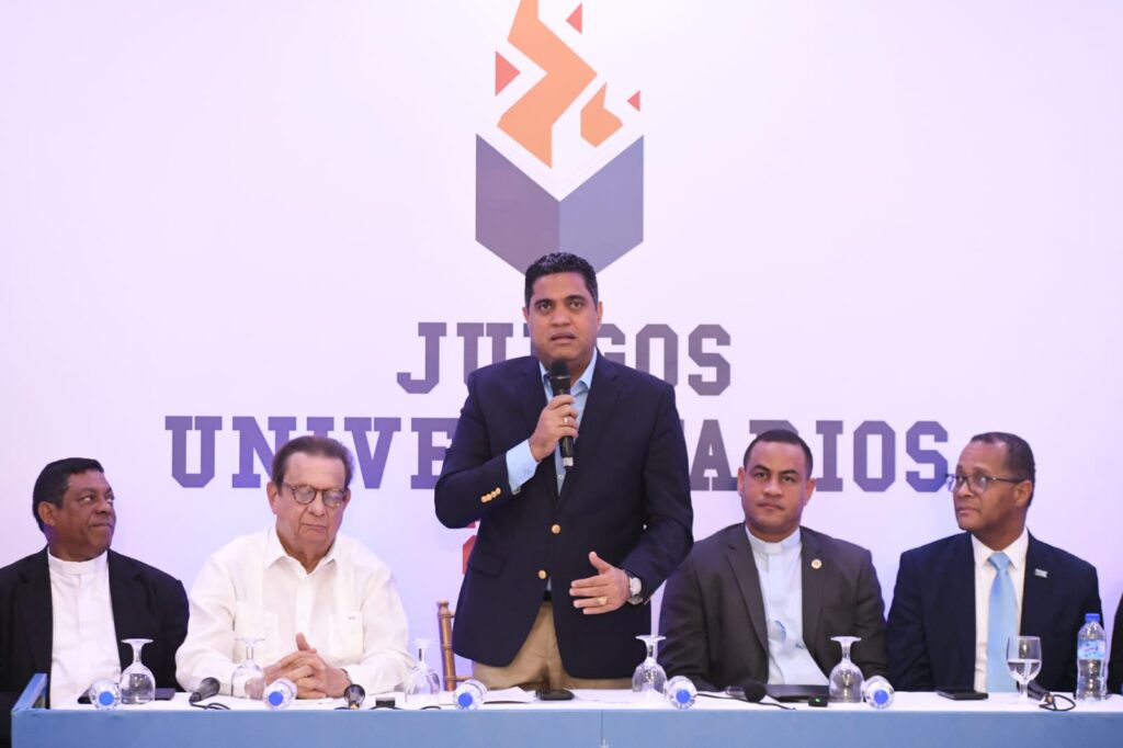 Ministro Kelvin Cruz anuncia el rescate de los Juegos Deportivos Universitarios 2025