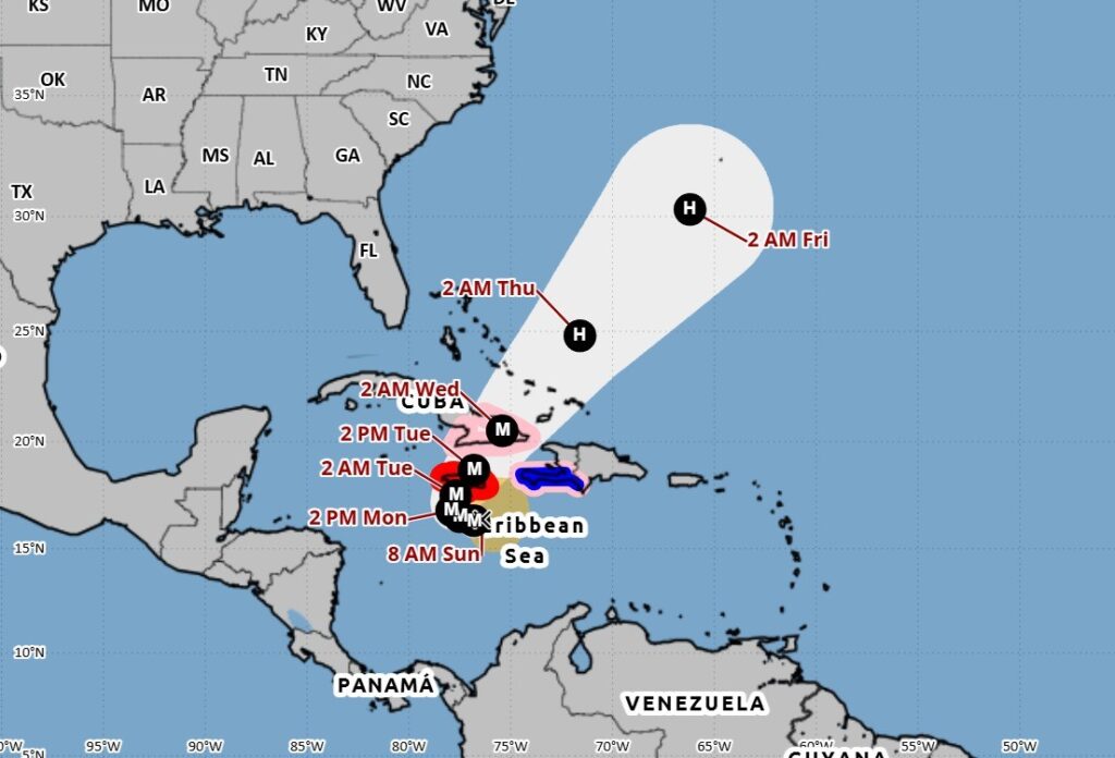 Indomet: Huracán Melissa alcanza la categoría 4; continúan las lluvias en gran parte del país
